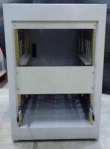 ELECTRONIC RACK MOUNT AUDIO/VIDEO/SERVER CABINET/ OPENING 19" WIDE x 26.25" HIGH - Picture 1 of 7