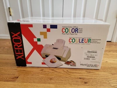 VINTAGE Xerox WorkCentre 480cx Inkjet Color Printer , Scanner , Fax UNOPENED - Image 1 of 4
