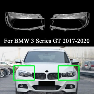 Headlight Lens Cover Transparent For BMW 3 SERIES GT F34 2017-2020 Pair - Bild 1 von 5