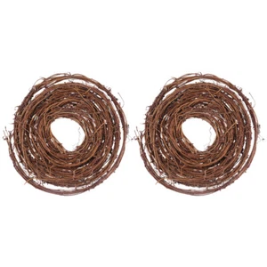 2Pcs Diy Rattan Vine Garland for Christmas Wreath Making Crafts - Picture 1 of 12