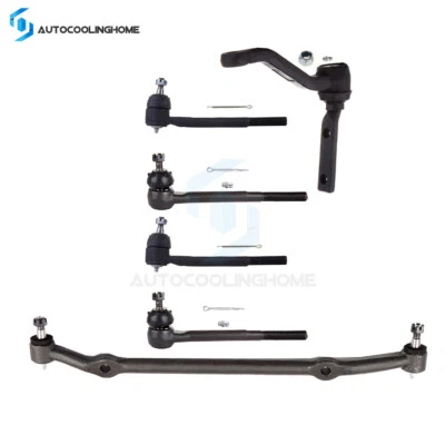 6pcs Front Tie Rod Ends Idler Arm Center Link For Buick Century Chevrolet Malibu - Image 1 of 4