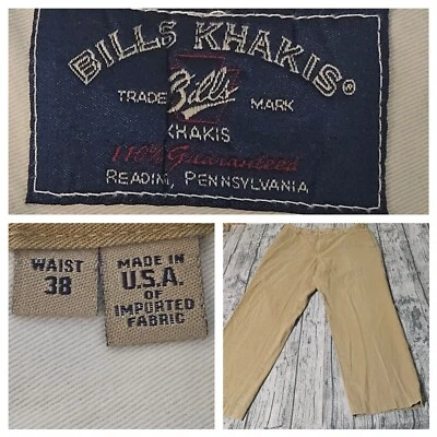 Bills Khakis Men’s 36x31 Corduroy Cuffed Pleated VTG Classiccore Stretch Waist - Image 1 of 4