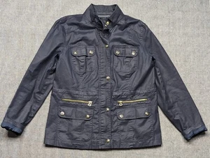 Tommy Hilfiger Dark Navy Blue Windbreaker Womens Size Large - Picture 1 of 8