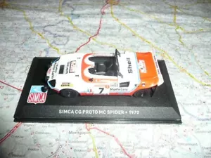 SIMCA CG Proto Spider No.7 Tour de Corse 1972 SIMCA Series Altaya IXO 1/43 box - Picture 1 of 1