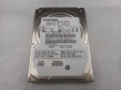 MK6475GSX 640 GB 2.5 5400 RPM SATA HARD DRIVE - Image 1 of 3