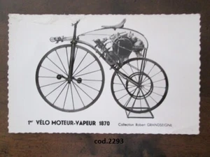 Postkarte Reklameschild 1° Schleier Moteur Vapeur 1870. Collection Robert - Bild 1 von 2