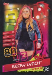 Karte 9 - Becky Lynch - RAW - Slam Attax Reloaded (2020)