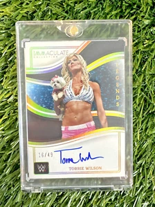 2023 Panini WWE Immaculate Collection TORRIE WILSON Legends On Card Auto /49 - Picture 1 of 2