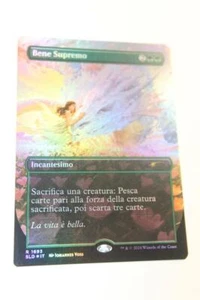 MTG Greater Good (Bene Supremo) x1-Rainbow Foil Italian Borderless-Sheldon's Spe - Picture 1 of 1