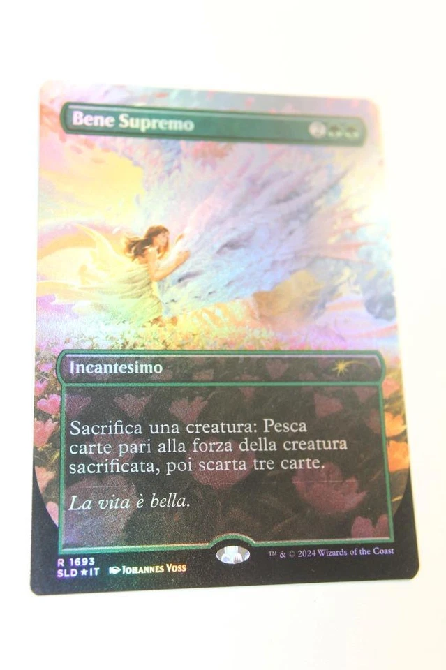 MTG Greater Good (Bene Supremo) x1-Rainbow Foil Italian Borderless-Sheldon's Spe - Image 1 of 1
