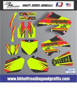 Vibrant Highlighter Graphic Kit for 1997-1999 Honda CR250 CR 250 shrouds decals - Picture 1 of 1