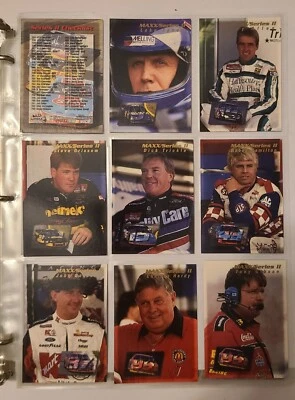 1995 MAXX Series II Nascar Trading Cards Lot - Almost Complete Base Set - Image 1 of 4