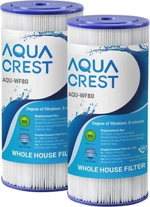 AQUA CREST FXHSC 10" x 4.5"Whole House Water Filter,Packing May Vary(2 Pack) - Picture 1 of 9