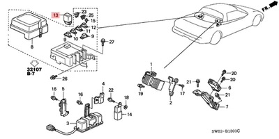 HONDA ACURA GENUINE OEM NSX Relay Assembly Power (4P No 305) (056700-9260) Denso - Image 1 of 2
