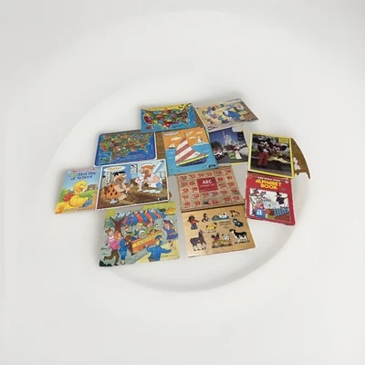 Rompecabezas y libros vintage. Disney Fisher Price Hannah Barbara Plaza Sésamo más Foto 1 de 4