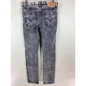 Levi's 510 Black Acid Wash Jeans Fantastic Condition Boys 12 Regular 26x26 - Picture 1 of 9
