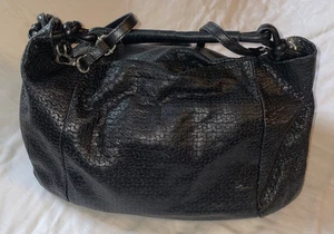 Borsa a tracolla hobo convertibile in pelle nera Made in Italy senza marchio - BELLA - Foto 1 di 11