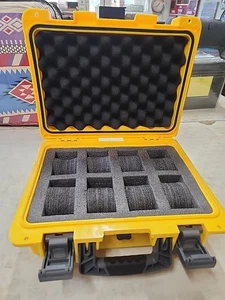 Invicta Eight 8 Slot Impact Yellow Watch Storage Box Case - Picture 1 of 6