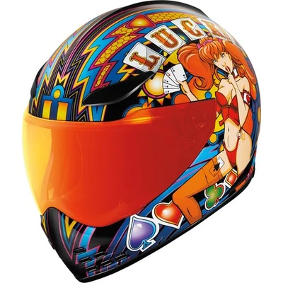 Casco Icon Domain™ - Lucky Lid 4 - Rojo - XL 0101-14955 Foto 1 de 4