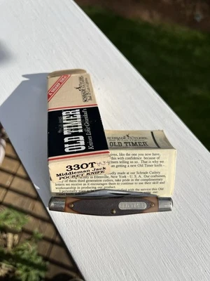 NAVAJA DE BOLSILLO SCHRADE USA OLD TIMER 330T VINTAGE NUEVA SIN USAR EN CAJA ORIGINAL Foto 1 de 4