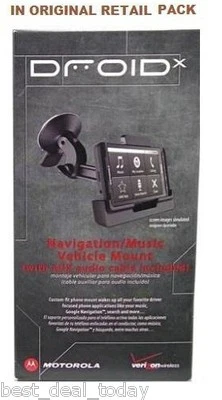 Motorola GPS Coche Vehículo Soporte Montaje Droid X2 MB870* Foto 1 de 2