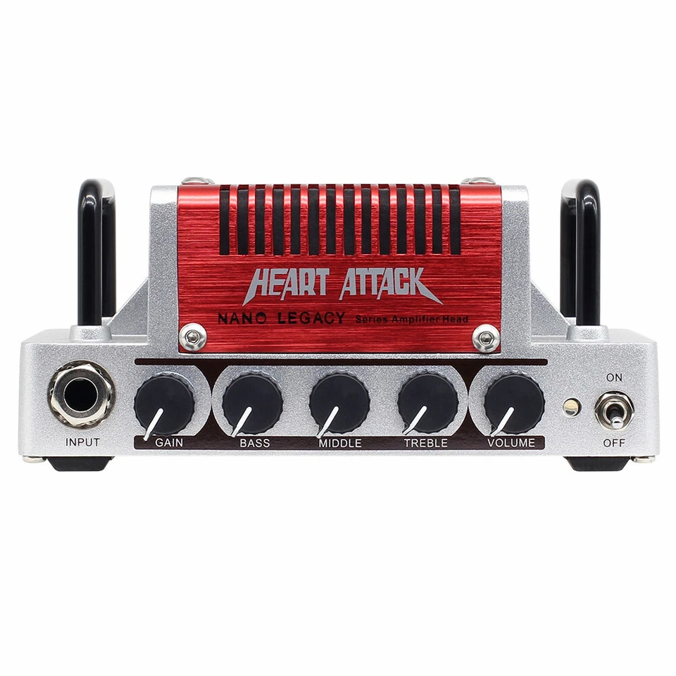 Hotone Nano Legacy Heart Attack Mini 5 Watt Compact Guitar Amp Head 3 Band NLA-3 - Image 1 of 4