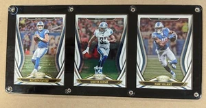 DETROIT LIONS 3 CARD PLAQUE MATTHEW STAFFORD KERRYON JOHNSON KENNY GOLLADAY - Picture 1 of 1