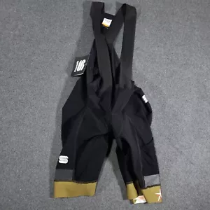 Sportful Supergiara Bibshorts Men's XXL Black Gravel Cycling Mesh Pockets New - Picture 1 of 11