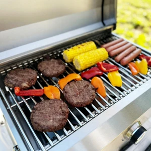 NXR 3 Burner Portable Gas Grill, Stainless, Tabletop, Camping, Tailgating, NEW - Picture 1 of 11