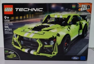 LEGO Technic 42138 Ford Mustang Shelby GT500 Juego de construcción Pull Back Drag RaceCar - Imagen 1 de 6
