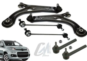KIT 6 PEZZI 2 BRACCI OSCILLANTI ANTERIORI 2 BIELLETTE 2 TESTINE FIAT PANDA 312 - Imagen 1 de 8