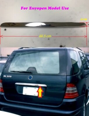 Trunk Lid Molding Stainless FOR 1998-2005 Mercedes Benz W163 ML(EUROPEAN Model) Foto 1 de 4
