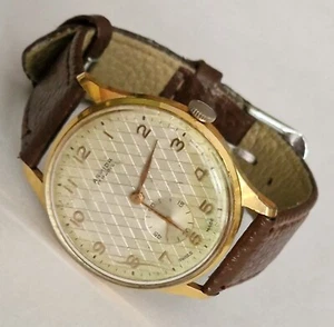 Rare Vintage ARMIDA 17J 10M Gold Plated Swiss From60's - Picture 1 of 17