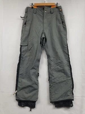 Pantalones de nieve Columbia para hombre talla pequeña gris forrados snowboard convertir ver fotos Foto 1 de 4