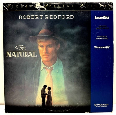 The Natural Robert Redford Laserdisc 1991 Letterbox Barry Levinson Foto 1 de 4