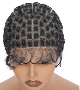 Braided Wig Cap Looks Real Double Full Lace Soft Breathable for Glueless DIY Wig - Picture 1 of 24