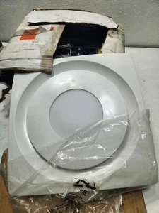 Aero Pure Slim Fit Bathroom Exhaust Fan With 10W LED Light White Finish AP90-SL - Picture 1 of 5
