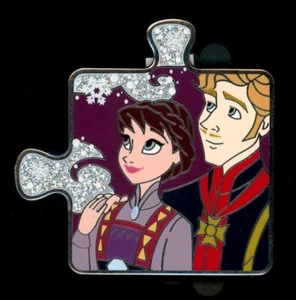 Rompecabezas de conexión de personajes congelados Reina Iduna Rey Agnarr LE Disney Pin 157649 - Imagen 1 de 1