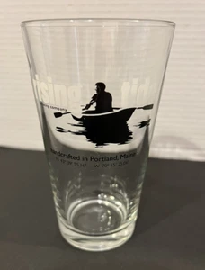 Rising Tide Brewing Company, Portland Maine Beer Glass, Breweriana, Barware - Picture 1 of 7