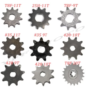 #35 T8F 420 25H 11T 9T 20T Motor Sprocket Kit for GoKart Electric Scooter E Bike - Picture 1 of 13