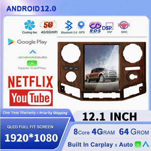 12.1" Android Navigation Car Gps Stereo Tesla Style For Ford F250 F350 2008~2016
