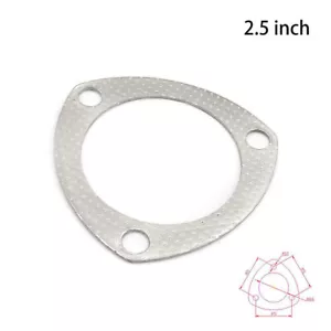 Junta de brida colector colector con cabezal de escape retroceso de 2,5" 3 pernos - Imagen 1 de 2