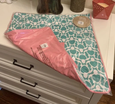 Pottery Barn pillow cover school girl beach TURTLE HEART gift ocean sea Disney  - Image 1 of 4