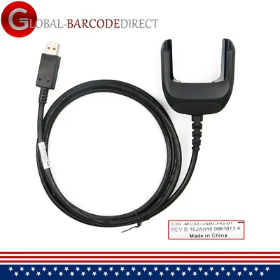 Cable de carga USB CBL-MC33-USBCHG-01 para Zebra Symbol MC3300 Foto 1 de 2