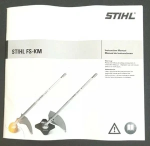 STIHL FS-KM Brushcutter, Weedeater, Owners Manual Original booklet - Picture 1 of 5