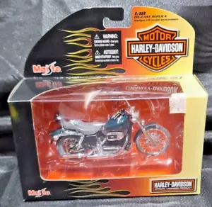 Maisto Harley Davidson 1980 FXWG Wide Glide motocicleta escala 1:18 serie 21 - Imagen 1 de 2