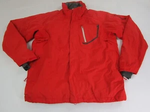 Chaqueta Salomon Para Hombre Grande Roja Cremallera Completa Manga Larga Nylon Poliéster Softshell - Imagen 1 de 20