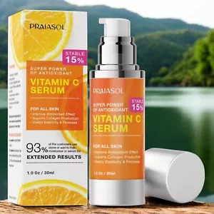 Super Vitamin C Serum for Women over 70: Niacinamide, Vitamin C, Hyaluronic Acid - Picture 1 of 17