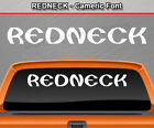 REDNECK Decal Sticker Vinyl Graphic Windshield Window Text Letters Car Truck SUV