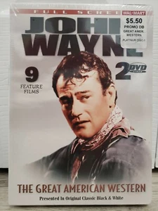 John Wayne The Great American Western 2 DVD 9 Feature Films NEW & Factory Sealed - Bild 1 von 3